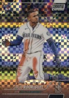 2022 Topps Stadium Club Chrome #148 Julio Rodriguez X-Fractor Baseball Card