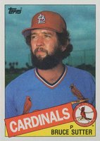1985 Topps #370 Bruce Sutter Baseball Card