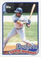 1989 Topps Traded Tiffany #87T Eddie Murray Baseball Card