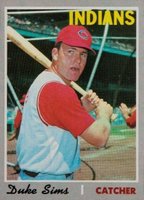 1970 Topps #275 Duke Sims Baseball Card