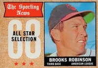 1968 Topps #365 Brooks Robinson All-Star Baseball Card