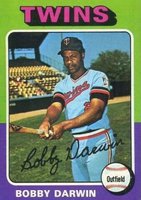 1975 Topps Mini #346 Bobby Darwin Baseball Card