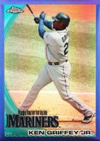2010 Topps Chrome #28 Ken Griffey Jr. Purple Refractor Baseball Card