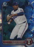 2022 Bowman Draft Chrome Sapphire Edition #BDC164 Kumar Rocker Baseball Card