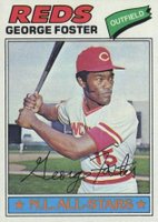 1977 Topps #347 George Foster Baseball Card
