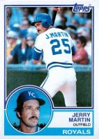 1983 Topps #626 Jerry Martin Baseball Card