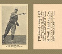 1917 Weil Baking Co. #115 Lee Meadows Baseball Card