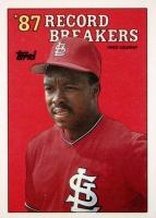 1988 Topps Tiffany #1 Vince Coleman Baseball Card