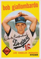 1959 Topps #321n Bob Giallombardo No Optioned Statement Baseball Card
