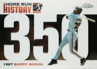 2005 Topps Chrome Updates & Highlights Home Run History #BB350 Barry Bonds Baseball Card