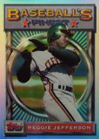 1993 Finest #139 Reggie Jefferson Refractor Baseball Card
