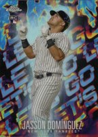2024 Topps Chrome Let's Go #LGC37 Jasson Dominguez Baseball Card