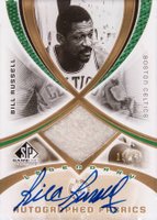 2005 SP Game Used Legendary Fabrics #ALF-BR Bill Russell Autograph Basketball Card