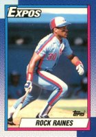 1990 Topps Tiffany #180 Tim Raines Baseball Card