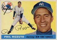 1955 Topps #189 Phil Rizzuto Baseball Card
