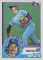 1983 Topps #155 Dan Quisenberry Baseball Card