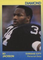 1991 Star Diamond Series #8 Bo Jackson Personal Data Baseball Card