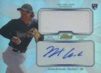 2013 Finest Autograph Jumbo Relic #AJRNA Nolan Arenado Baseball Card