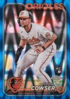2024 Topps Chrome #278 Colton Cowser Blue Raywave Baseball Card