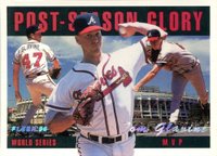 1996 Fleer Post-Season Glory #1 Tom Glavine Baseball Card