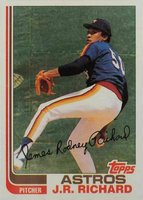 1982 Topps #190 J.R. Richard Baseball Card