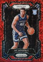 2023 Panini Prizm #179 GG Jackson II Red Sparkle Basketball Card