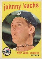 1959 Topps #289 Johnny Kucks Baseball Card