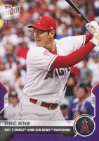 2021 Topps Now #496 Shohei Ohtani Purple Baseball Card