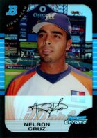 2005 Bowman Chrome Draft Picks #165 Nelson Cruz Refractor Baseball Card