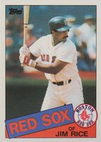 1985 Topps #150 Jim Rice Baseball Card
