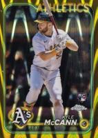 2024 Topps Chrome Update #USC142 Kyle Mccann Gold Raywave Baseball Card