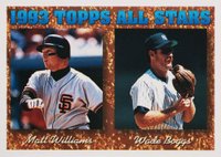 1994 Topps #386 Matt Williams/Wade Boggs Baseball Card