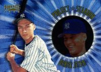 1996 Pinnacle Project Stardom #2 Derek Jeter Baseball Card