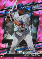 2024 Panini National Sports Collectors Convention VIP Gold #52 Mike Piazza Pink Sparkle Baseball Card