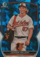 2023 Bowman Chrome Sapphire Edition Prospects #227 Jackson Holliday SP Baseball Card