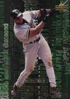 2000 Upper Deck Black Diamond Rookie Edition Diamond Might #M3 Frank Thomas Baseball Card