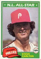 1981 Topps #630 Steve Carlton Baseball Card