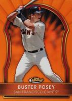 2011 Finest #3 Buster Posey Orange Refractor Baseball Card