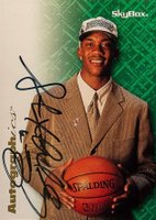 1996 Skybox Premium Autographics # Stephon Marbury Basketball Card
