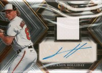 2023 Panini Select Rookie Jersey Autograph #PJAJH Jackson Holliday Baseball Card