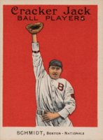 1915 Cracker Jack #127 Butch Schmidt Baseball Card