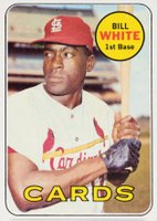 1969 Topps #588 Bill White Baseball Card