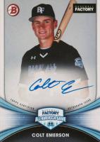 2023 Bowman Draft Under Armour All-America Game Autograph #AA-CE Colt Emerson Baseball Card