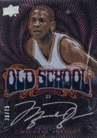 2012 Upper Deck Exquisite Collection UD Black Old School Autograph #OS-MJ Michael Jordan Basketball Card