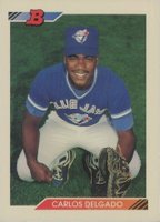 1992 Bowman #127 Carlos Delgado Baseball Card