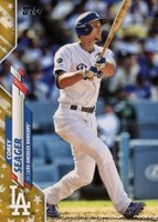 2020 Topps Complete Set #620 Corey Seager Gold Stars Baseball Card