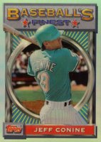 1993 Finest #54 Jeff Conine Refractor Baseball Card
