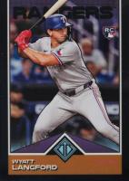 2024 Topps Transcendent Collection Transcendent Icons Chrome #59 Wyatt Langford Black Refractor Baseball Card