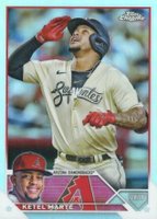 2023 Topps Chrome #130 Ketel Marte Refractor Baseball Card