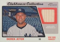 2015 Topps Heritage Clubhouse Collection Relics #CCRDJ Derek Jeter Baseball Card